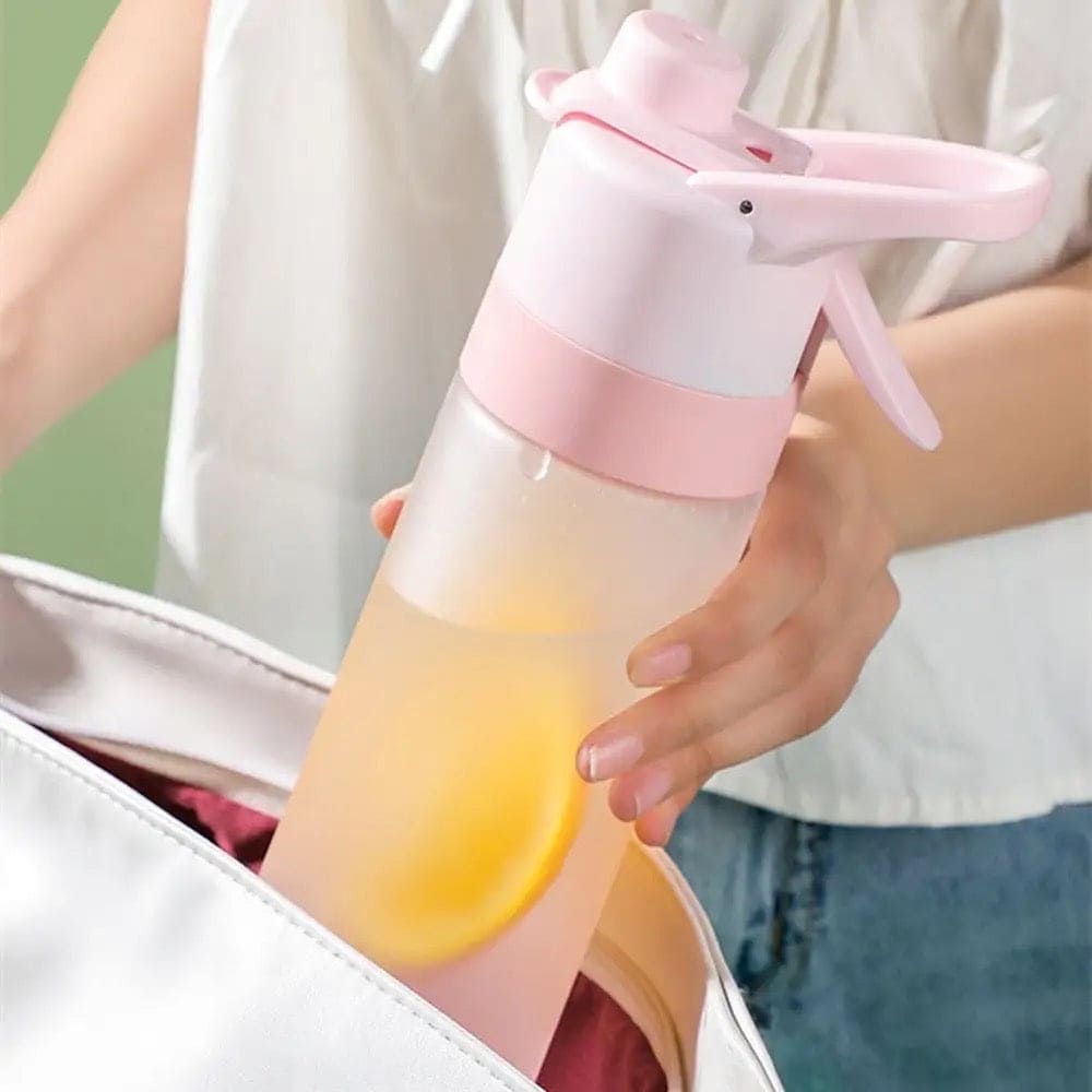 Spray Water Bottle, 700ml Fashion Cute Drinking Cup, Large Capacity Misting Water Bottle, Gradient Drinkware Travel Bottle, Outdoor Sport Fitness Water Cup Spray Water Bottle, 700ml Fashion Cute Drinking Cup, Large Capacity Misting Water Bottle, Gradient Drinkware Travel Bottle, Outdoor Sport Fitness Water Cup